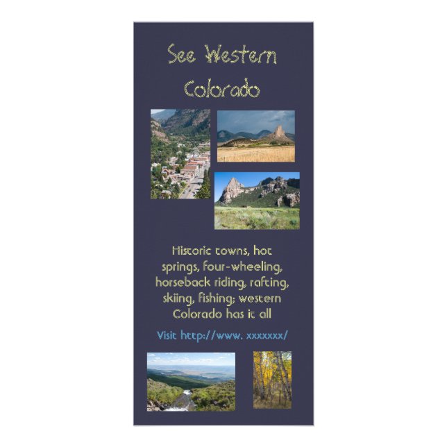 Travel rack card template (Front)
