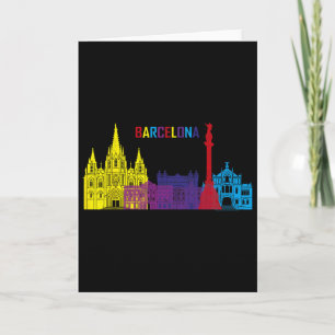 Travel Rcelona Spain Europe Spanish Family Vacatio Card