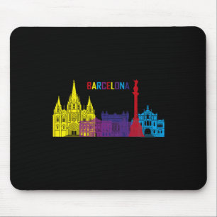 Travel Rcelona Spain Europe Spanish Family Vacatio Mouse Mat