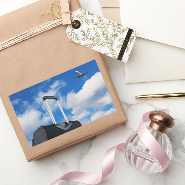 Travel Rectangular Sticker (Gifting)