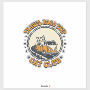 Travel Road Trip Cat Pet Lover Shirt Art - Travel