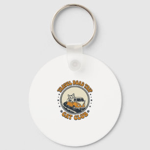 Travel Road Trip Cat Pet Lover Shirt Art - Travel Key Ring