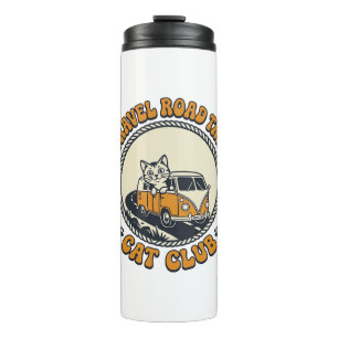 Travel Road Trip Cat Pet Lover Shirt Art - Travel  Thermal Tumbler