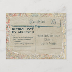 Travel RSVP Postcard