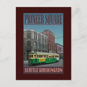 TRAVEL-Seattle-Pioneer Square- Postcard