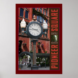TRAVEL-Seattle-Pioneer Square Poster
