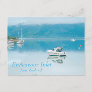 Travel Serenity Vacation destination. Postcard