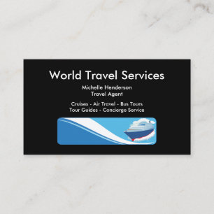 Travel Service Business Card