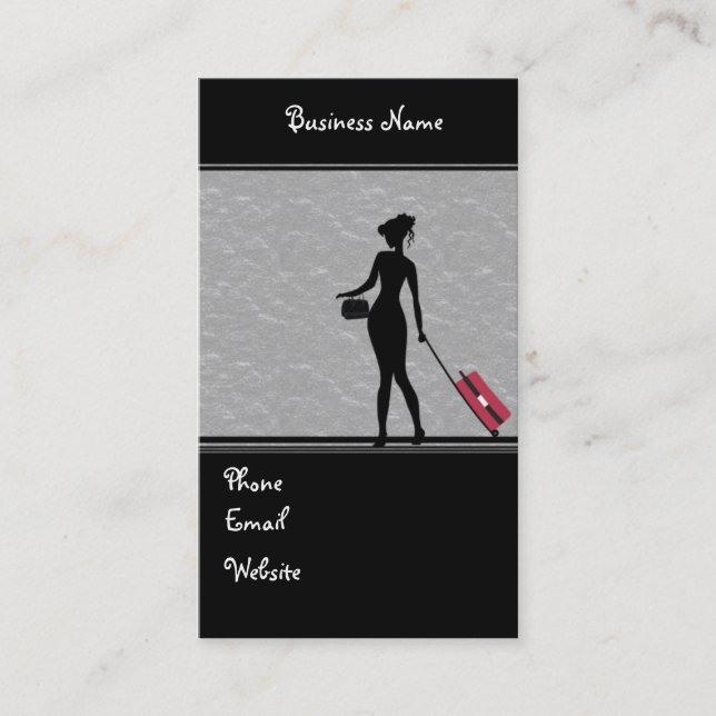 Travel  Services- Business Card (Front)