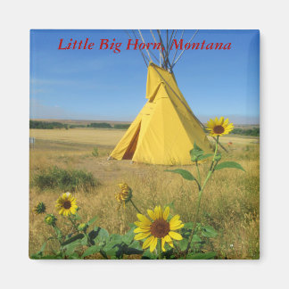 Travel Souvenir Magnet Little Big Horn Montana