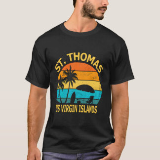 Travel St Thomas Us Virgin Islands Vacation Souven T-Shirt