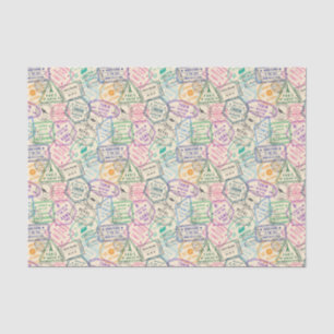Travel Stamps Tissue Paper