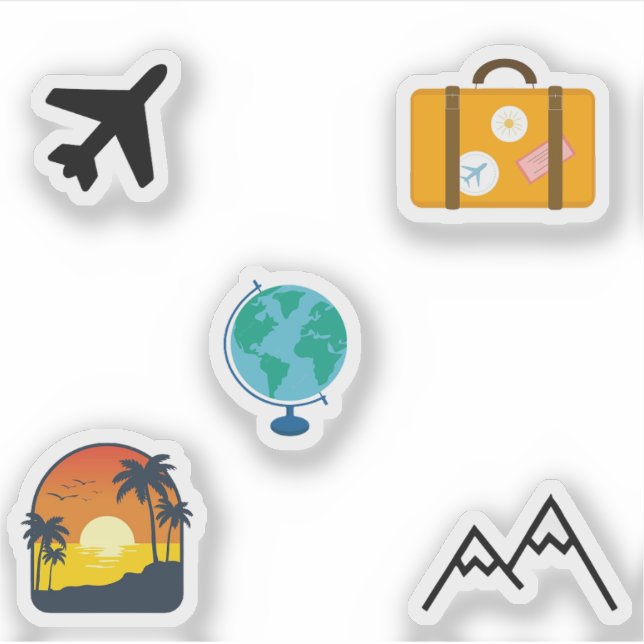 Travel Sticker Pack (Front)