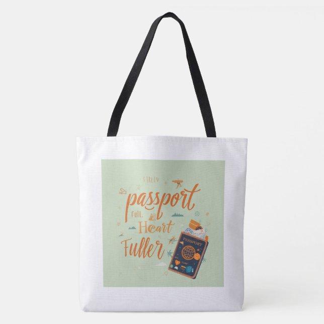 Travel Style Tote Bag (Front)