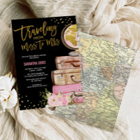 Travel Suitcase Bridal Shower Around the World