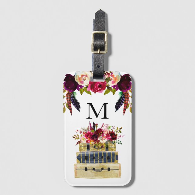 Travel Suitcases Monogram Luggage Luggage Tag (Front Vertical)