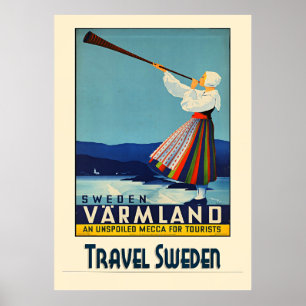 Travel Sweden Poster