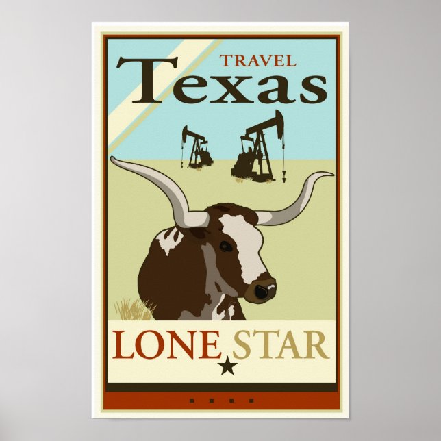 Travel Texas Poster (Front)
