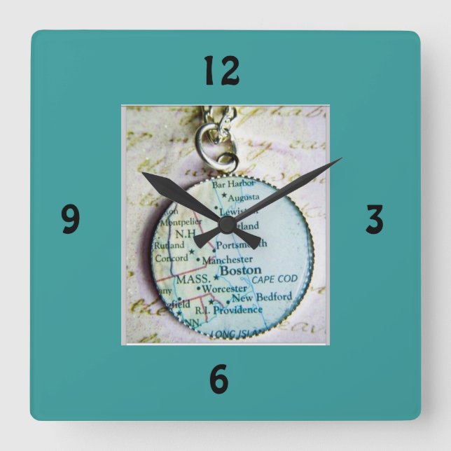 ***TRAVEL THE COUNTRY*** WALL CLOCK (Front)