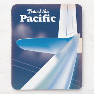 Travel the Pacific Acrylic Print Mouse Mat