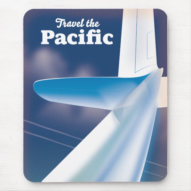 Travel the Pacific Acrylic Print Mouse Mat (Front)