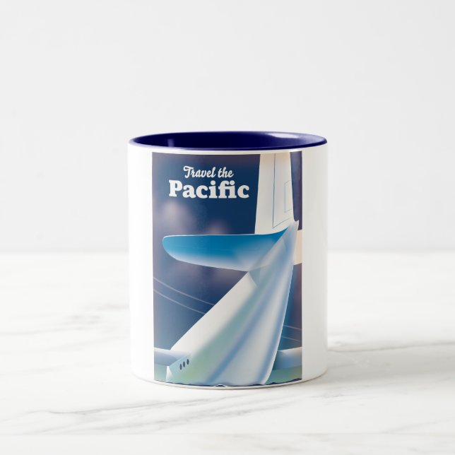 Travel the Pacific Two-Tone Coffee Mug (Center)