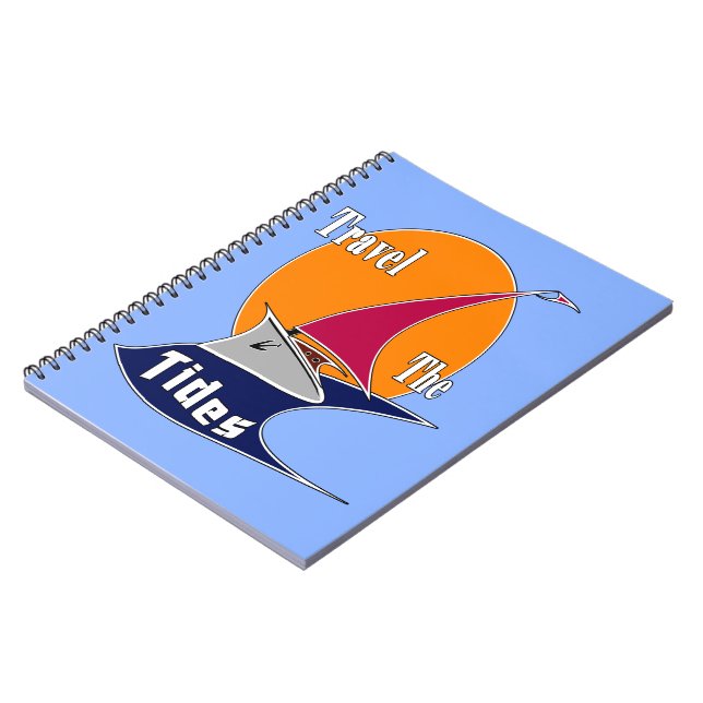 Travel the tides   notebook (Left Side)