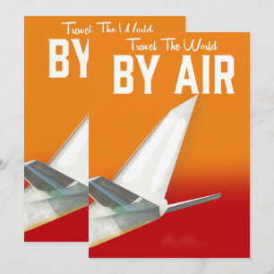 Travel the world by Air Holiday Card