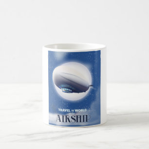 Travel the World by Airship Coffee Mug