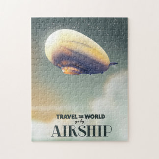 Travel the world by Airship Jigsaw Puzzle