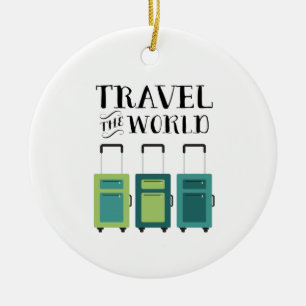 Travel The World Ceramic Tree Decoration