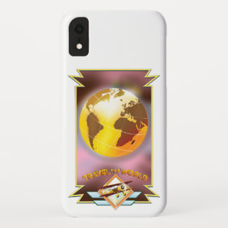 Travel the World Golden Globe iPhone XR Case
