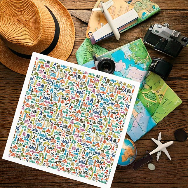 Travel the world napkin (Creator Uploaded)