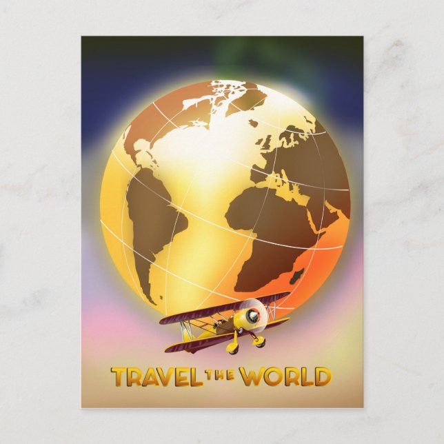 Travel the World Postcard (Front)
