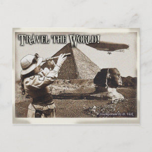 Travel the World Postcard