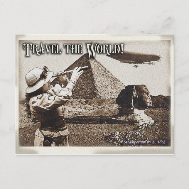 Travel the World Postcard (Front)