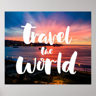 Travel The World Poster