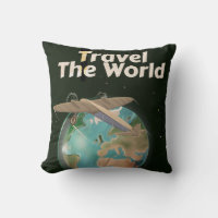 Travel the World Science fiction vintage poster