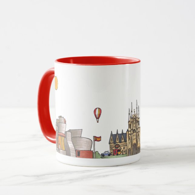 Travel the World - Spain Mug (Front Left)