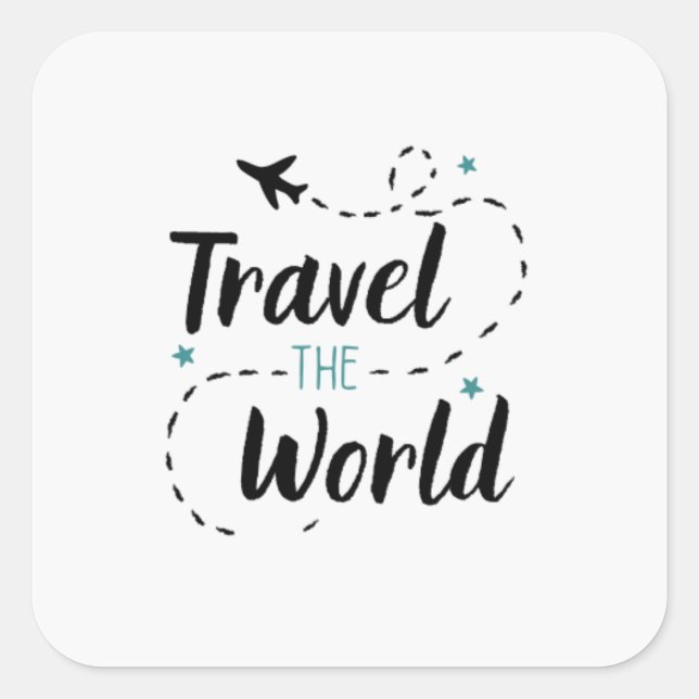 Travel The World Sticker (Front)