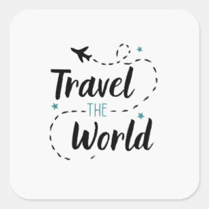Travel The World Sticker