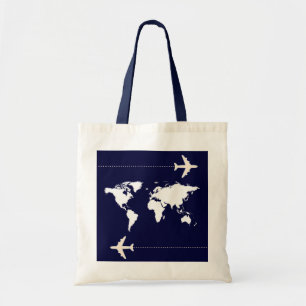 travel the world tote bag