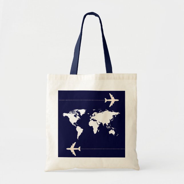 travel the world tote bag (Front)