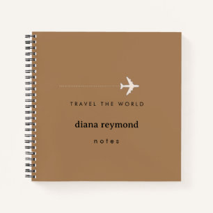 Travel The World travelling notes Notebook