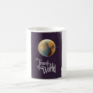 Travel the World Vintage earth poster Coffee Mug