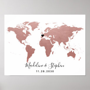 Travel Theme Guest Sign In Wedding Mitzvah