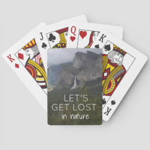 Travel Themed Playing Cards with Quote
