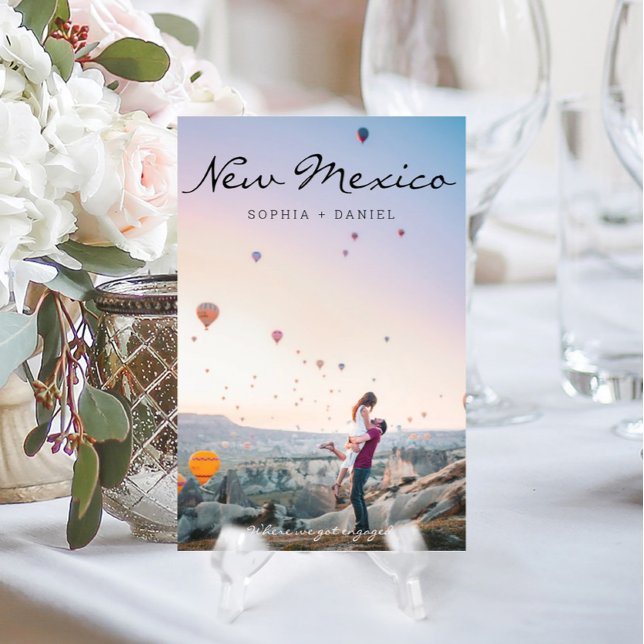 Travel Themed Wedding Photo Table Number Cards (Creator Uploaded)