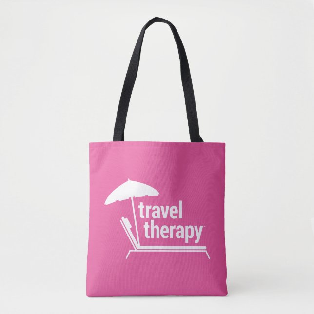 Travel Therapy Beach Bag & Purse (Front)
