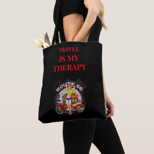 TRAVEL therapy design   Tote Bag